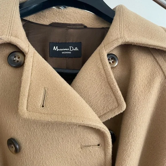 Camel Massimo Dutti coat - Picture 4 of 4